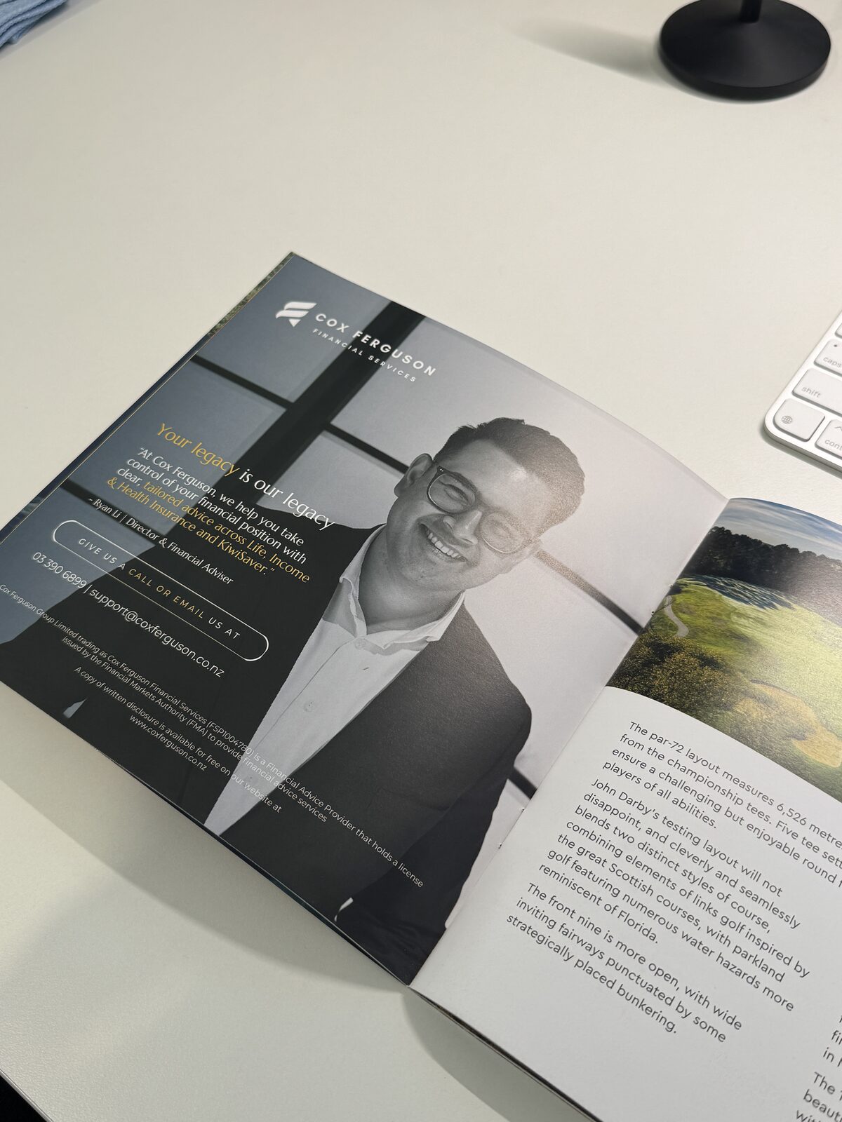 The Clearwater Christchurch brochure cover